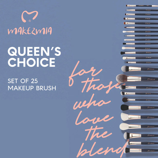 MAKEZMIA 25 BRUSH SET QUEENS CHOICE