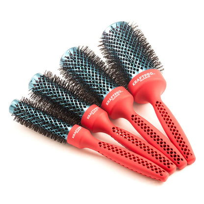 KRAFTPRO RED ROUND BRUSH 43MM