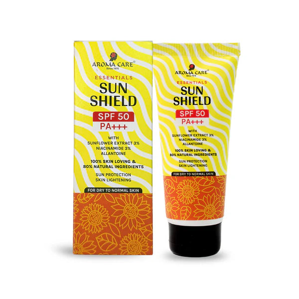 Aroma Care Essentials Sun Shield SPF 50 PA+++ (For Dry To Normal Skin)