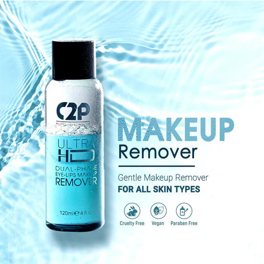 C2P ULTRA HD DUAL PHASE EYE & LIP MAKEUP REMOVER