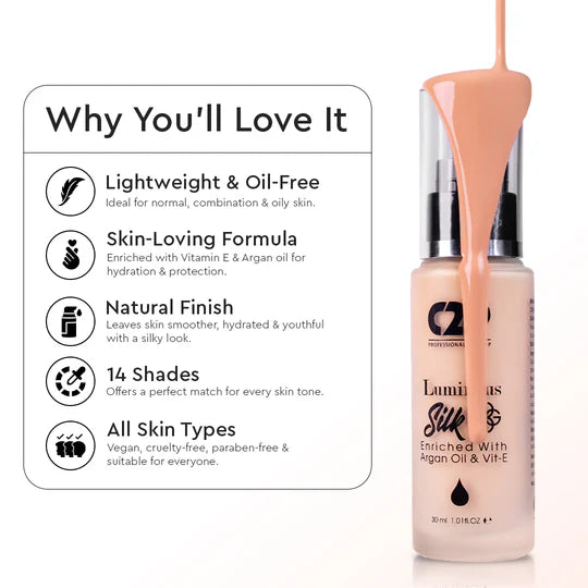 C2P LUMINOUS SILK FOUNDATION
