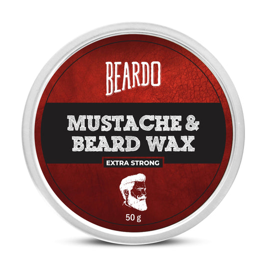Beardo Beard & Mustache Wax - Extra Strong 50g