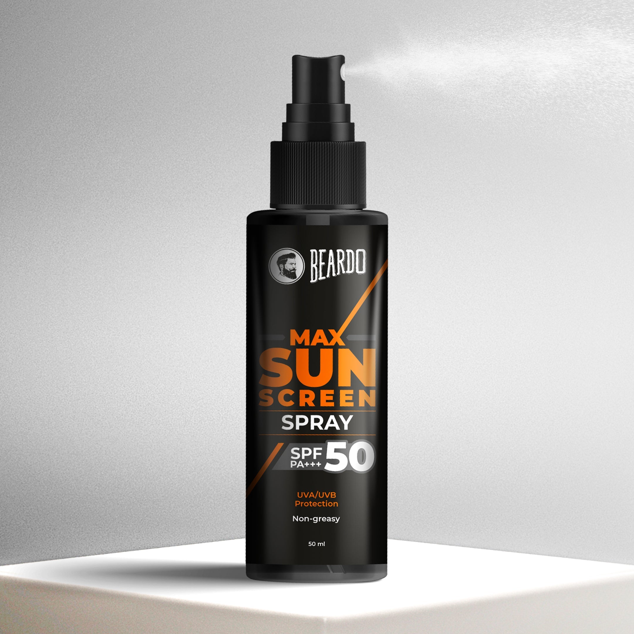 Beardo Max Sunscreen Spray SPF 50 ONESTOP MALL OF SALON PRIVATE LIMITED beardo-max-sunscreen-spray-spf-50-onestop-mall-of-salon-private-limited